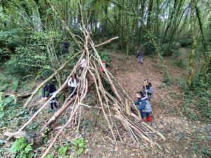 Notre première matinée « école du dehors »